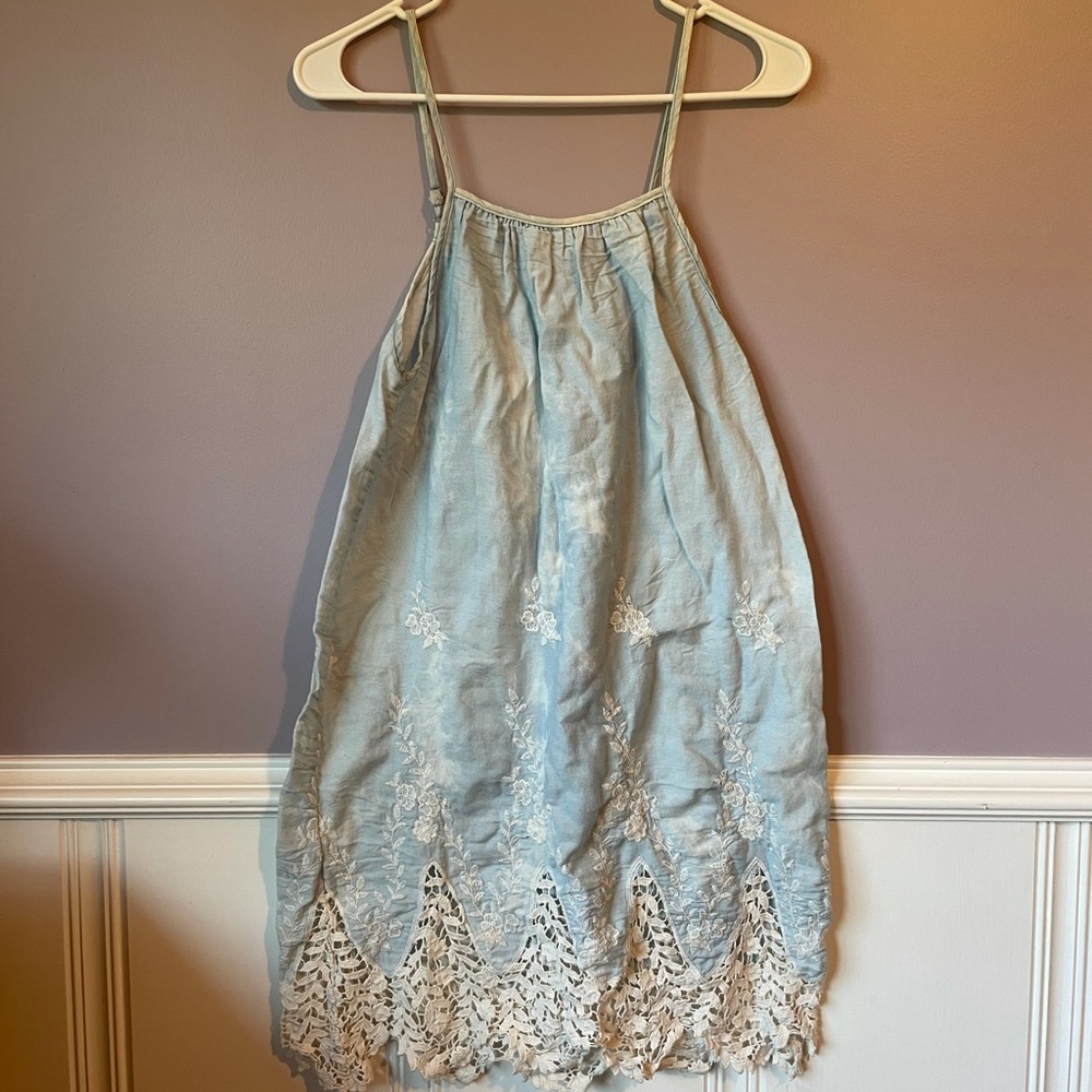 Blue summer dress